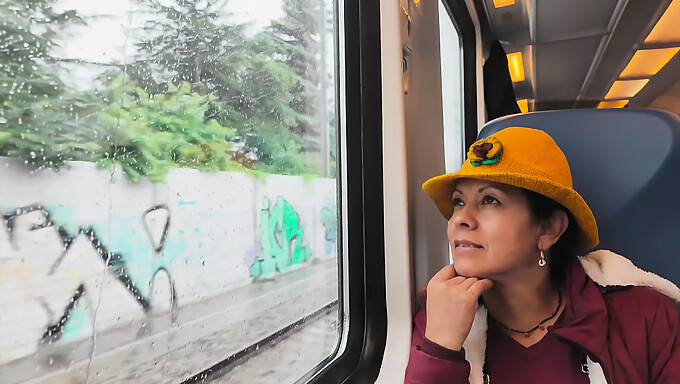 Big Ass Latina Gets Her Mouth And Ass Fucked On A Train