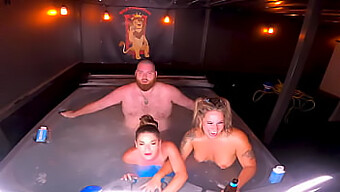 Kendra And Misty'S Steamy Hot Tub Threesome Adventure