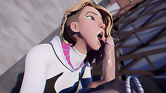 Doświadcz Niesamowitego 3d Deepthroat Z Spider-Gwen.