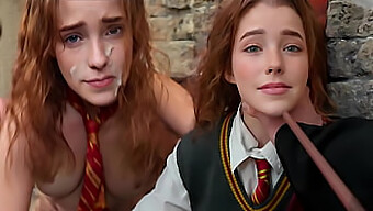 Hermione Granger'S Wish Fulfilled In Pov Video With Rough Sex And Blowjob