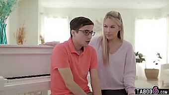 Milf Piano Teacher Bunny Madison Gives A Blowjob To Her Student