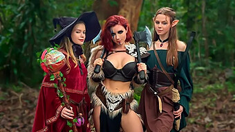 Diana Rider E Amiche In Una Sessione Di Sesso Cosplay Bollente